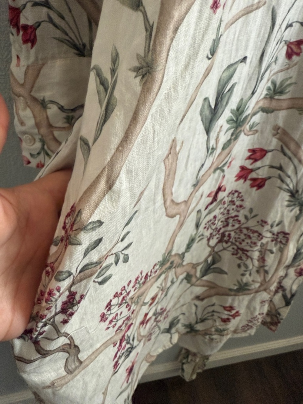 NWT Johanna Ortiz x H&M Linen Floral Shirt Dress Belted XXL - Picture 9 of 9